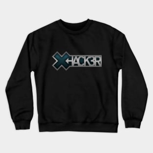 X-hacker Logo (horizontal) Crewneck Sweatshirt